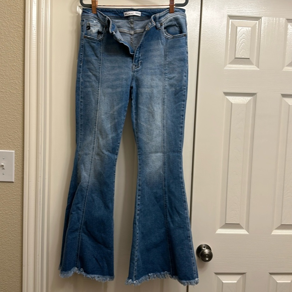 Kancan flare jeans front seam size 30